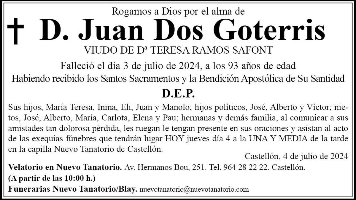 D. Juan Dos Goterris