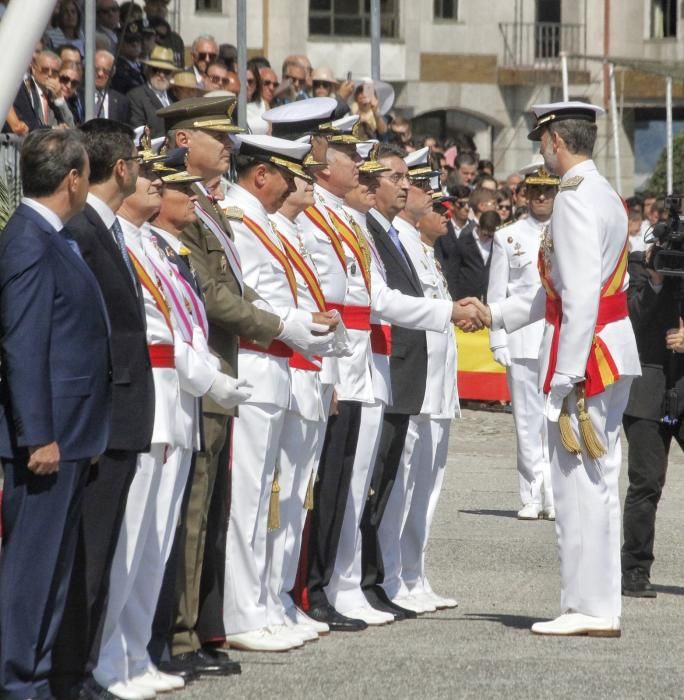 Felipe VI preside en la Escuela Naval Militar los actos del Día del Carmen. Julio Santos