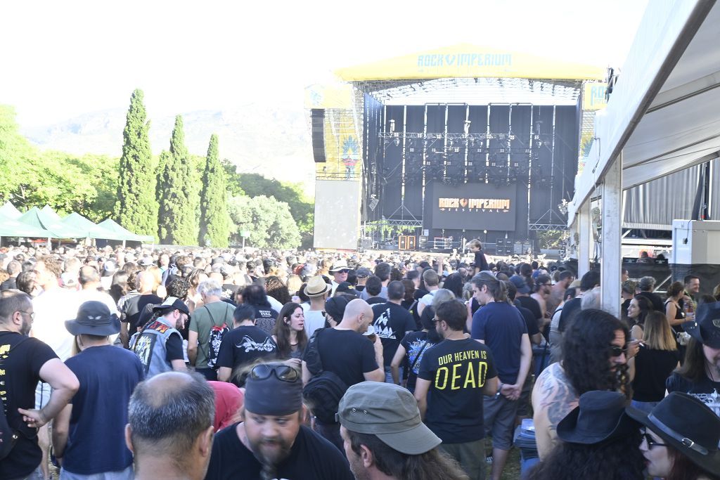 Ambiente de la segunda jornada del Rock Imperium Festival en Cartagena