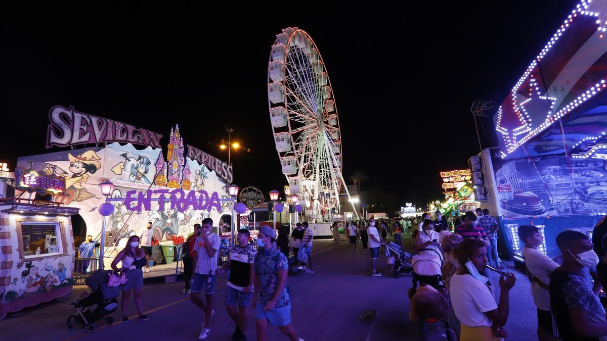 Inauguración de la feria de atracciones en 2021