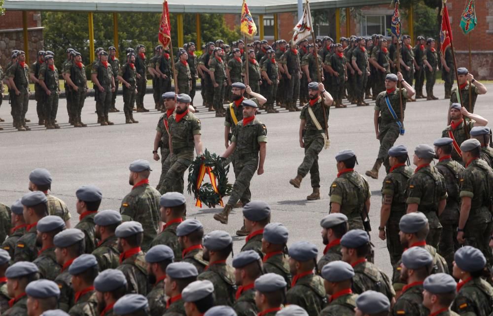 Aniversario de la Brigada Galicia en el acuartelamiento de Cabo Noval.