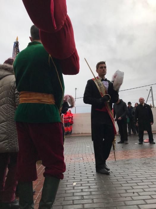 San Blas vuelve a su ermita en las fiestas de Moros y Cristianos de Sax