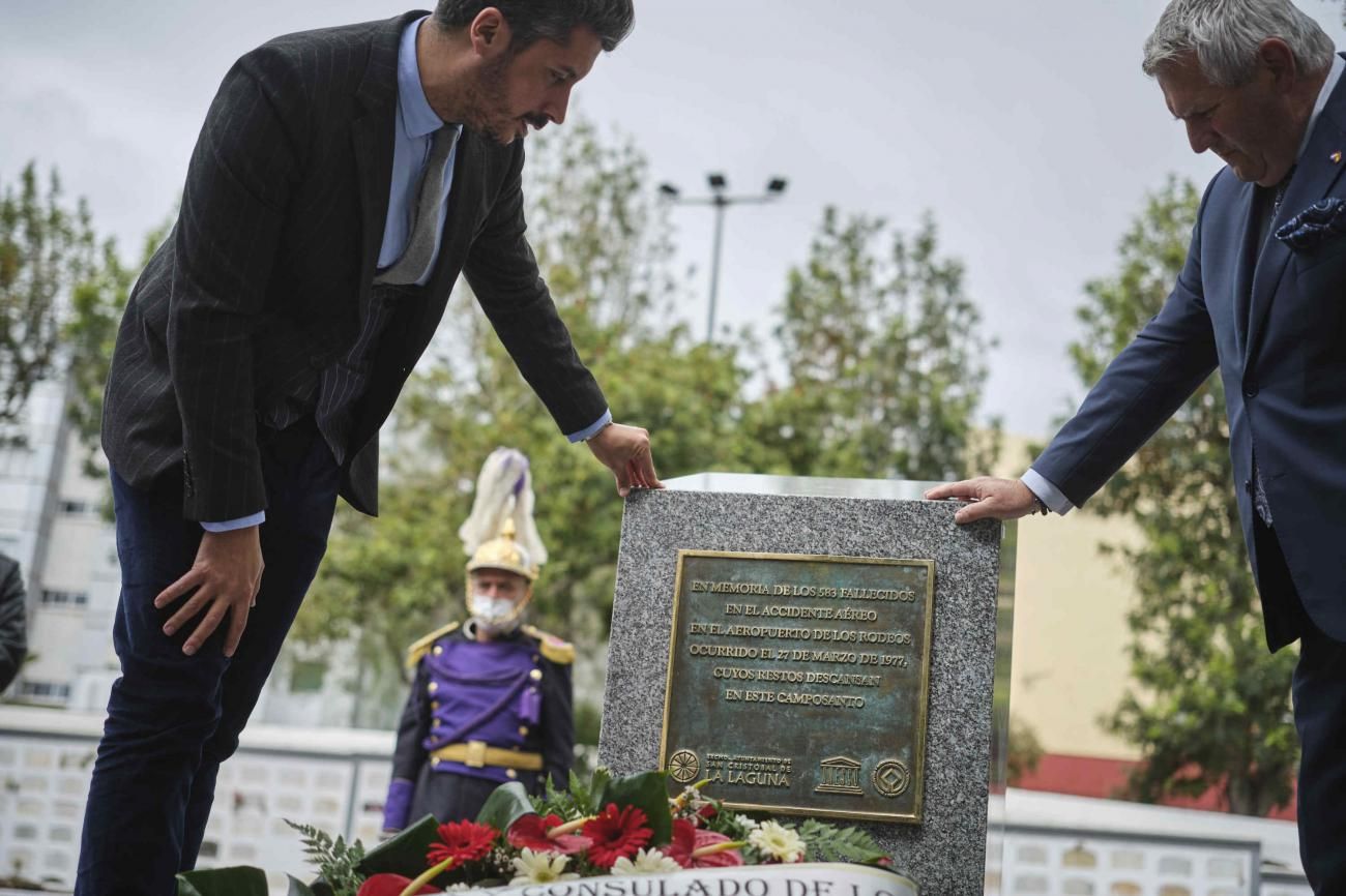 Acto en recuerdo de las víctimas del accidente de Los Rodeos