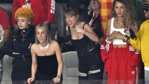 Así se lo pasó Taylor Swift en la grada de la Super Bowl