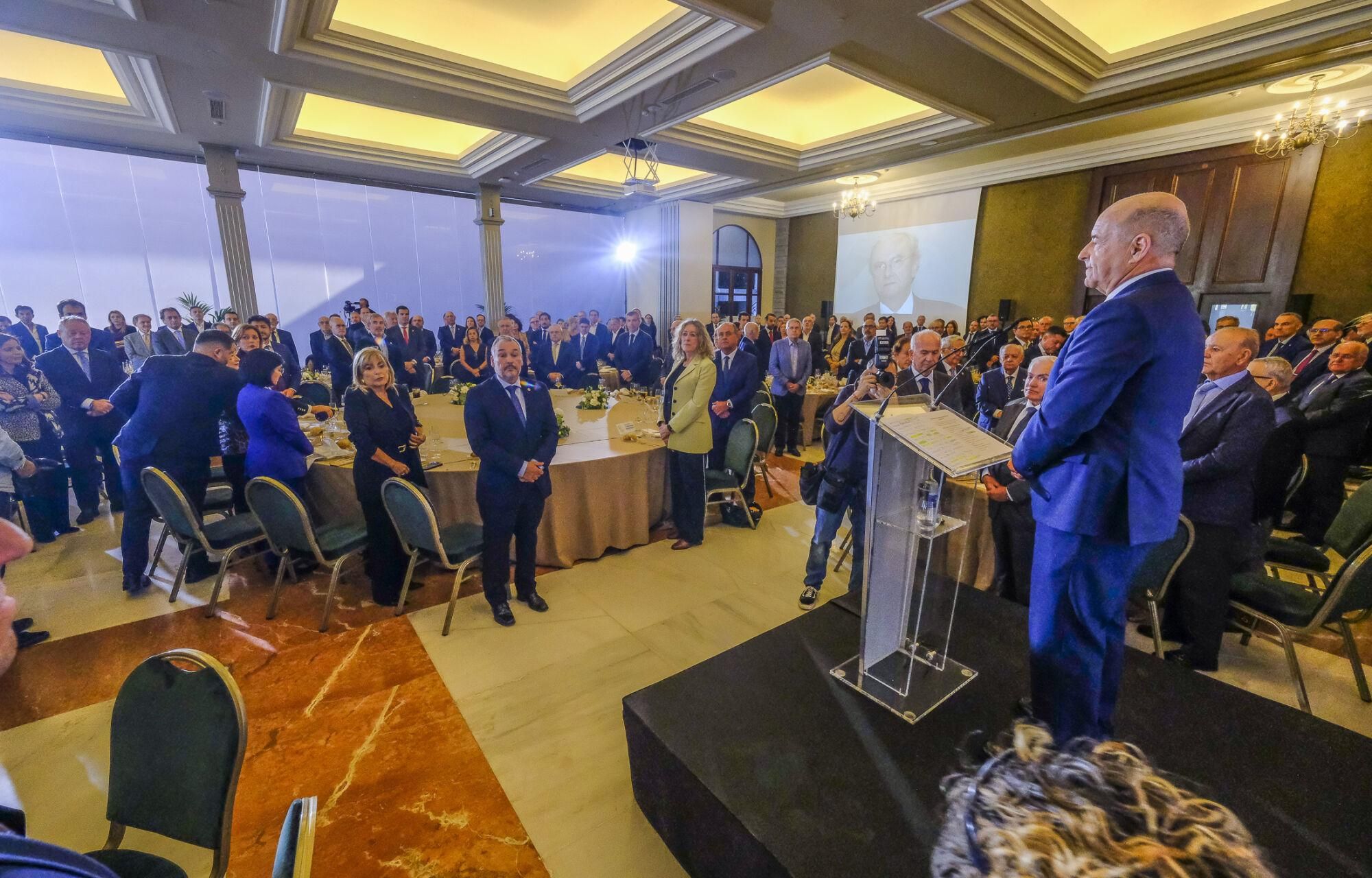 Comida navideña de la Confederación Canaria de Empresarios (CCE) en Las Palmas de Gran Canaria