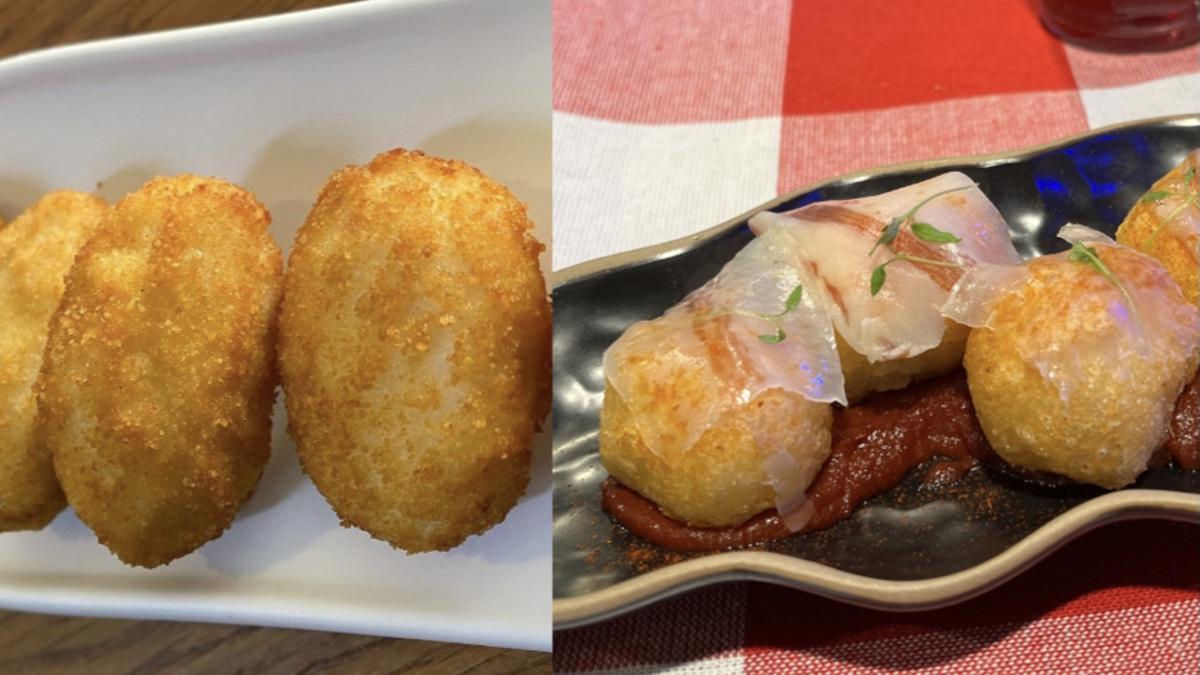 Las croquetas y las patatas bravas ganadoras en Madrid Fusión 2024.