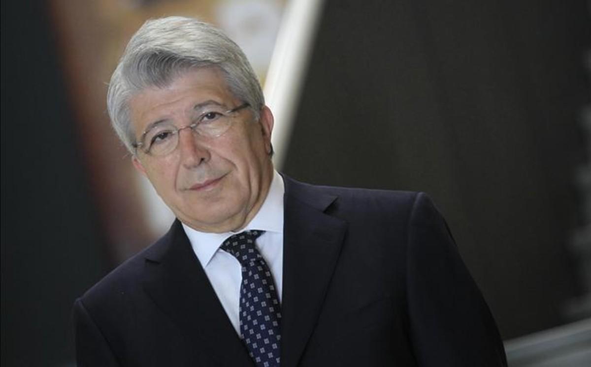 Enrique Cerezo, presidente del Atlético