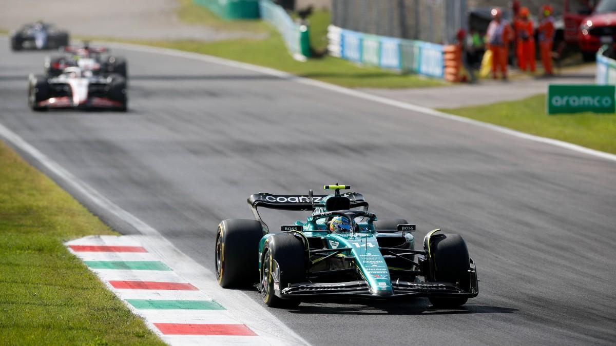 Alonso, en el GP de Italia de 2023