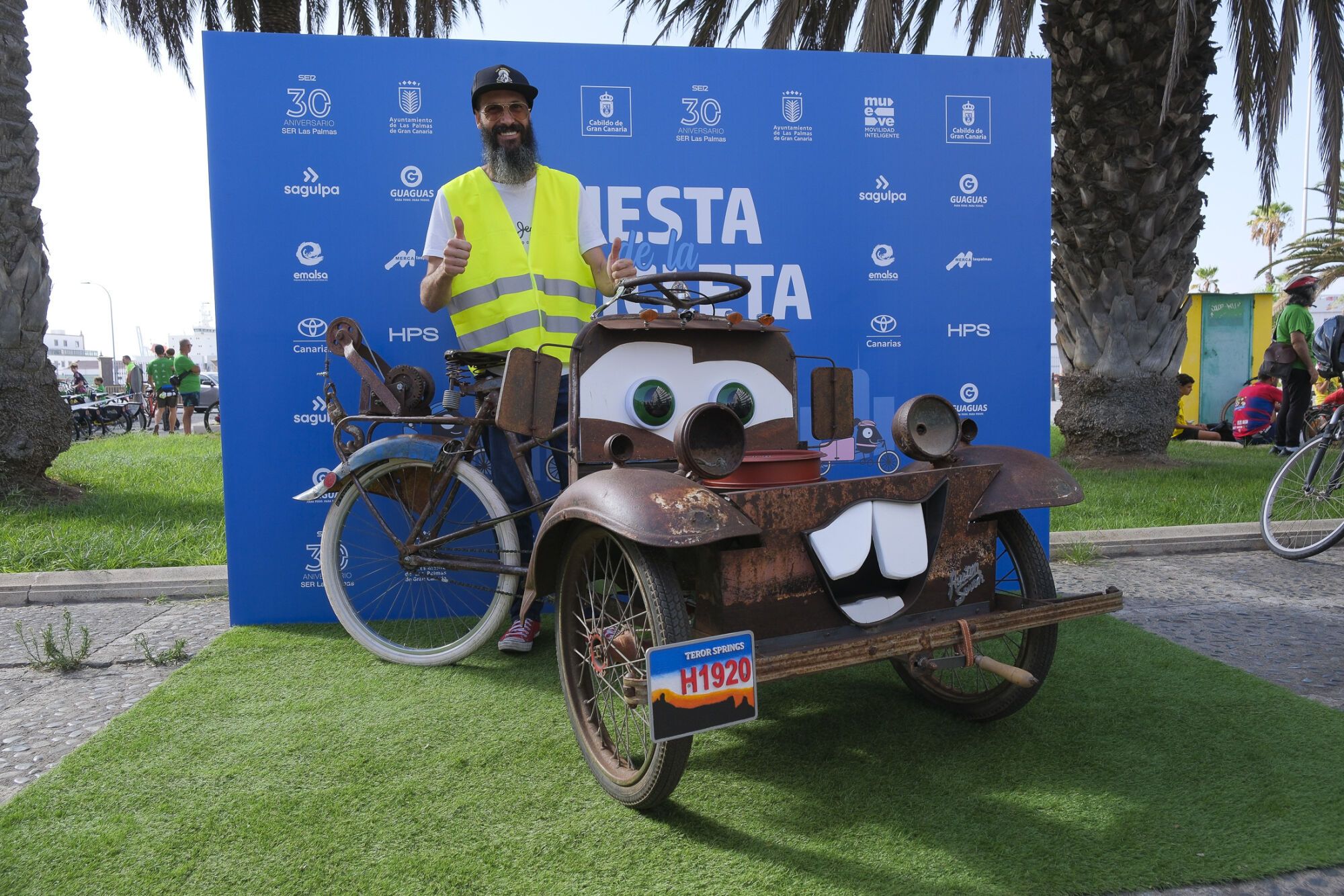 Fiesta de la bici en Las Palmas de Gran Canaria