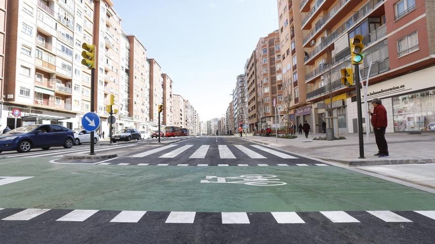 La avenida Navarra de Zaragoza estrena su ansiada reforma tras un año de obras