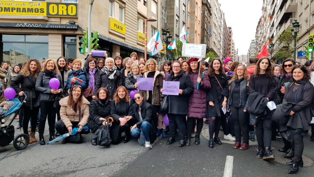 Las mujeres gallegas claman en Vigo por la igualda