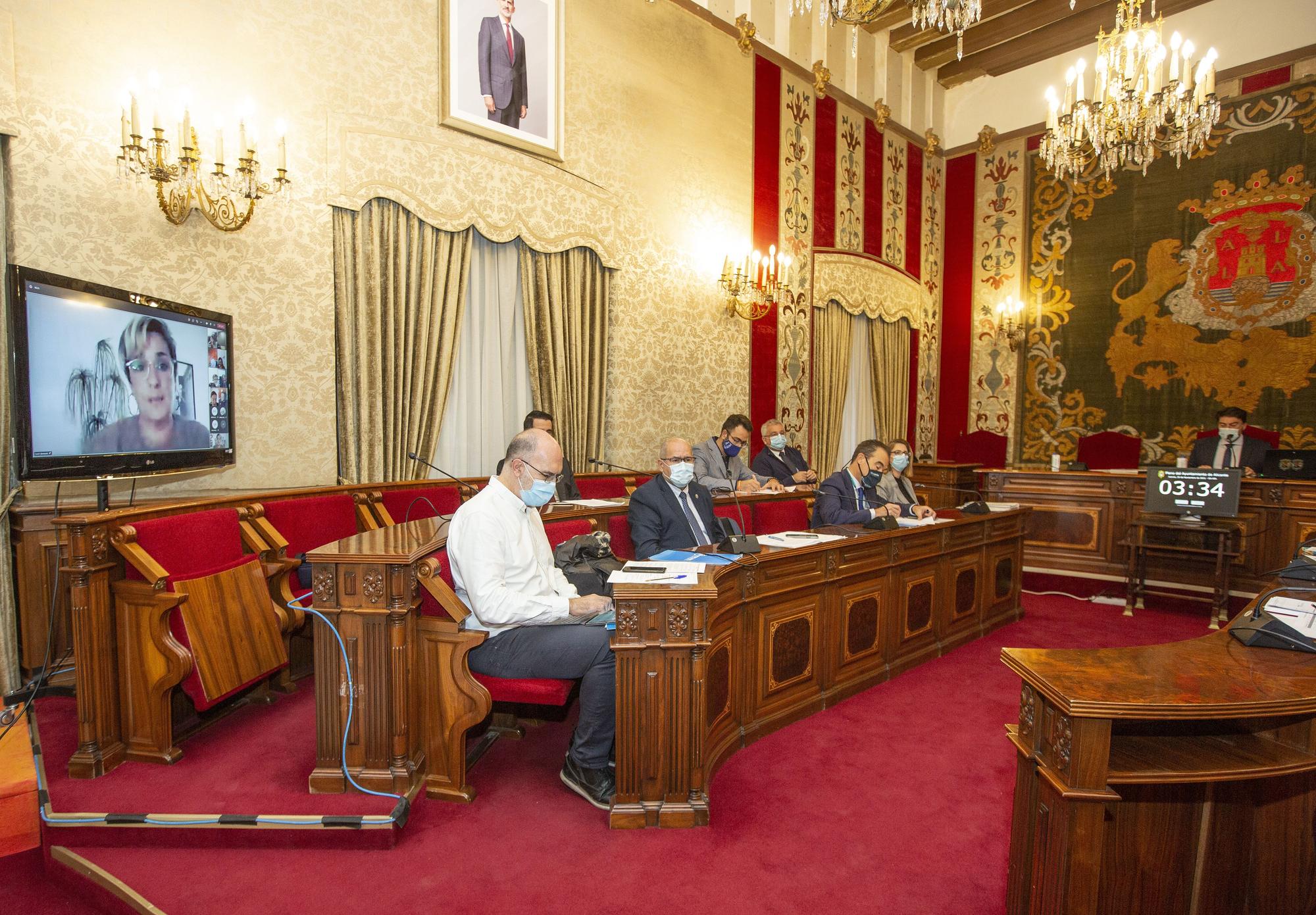 Pleno del Ayuntamiento de Alicante del 25 noviembre 2021