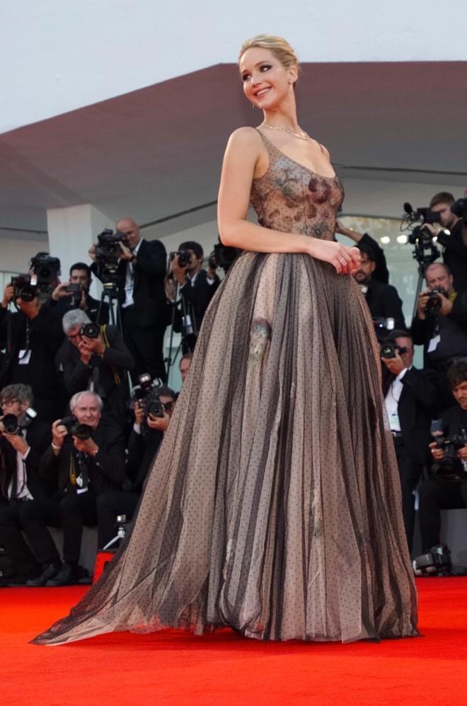 Jennifer Lawrence, espectacular de Dior
