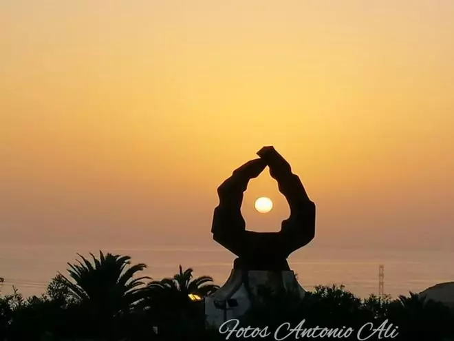 Un amanecer de febrero en Telde