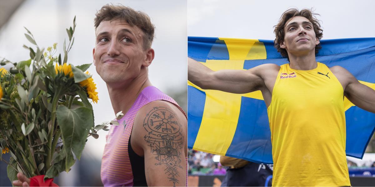 El suizo Ehammer reinó en la longitud y el sueco Duplantis, en la pértiga