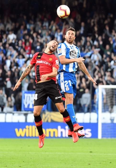 El Dépor le gana al Mallorca 1-0 en el descuento