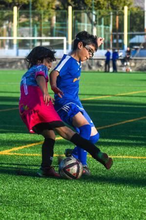 25-01-20  DEPORTES. CAMPOS DE FUTBOL DE LA ZONA DEPORTIVA DEL PARQUE SUR EN  MASPALOMAS. MASPALOMAS. SAN BARTOLOME DE TIRAJANA.  San Fernando de Maspalomas - Gariteño (Benjamines).  Fotos: Juan Castro.  | 25/01/2020 | Fotógrafo: Juan Carlos Castro