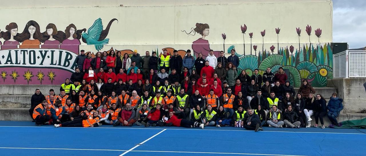 Participantes en el simulacro intercentros de Emergencias Sanitarias.