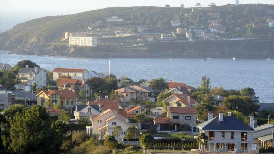 Vista de la urbanización Punta Canide, en la parroquia de Maianca, en 2008.