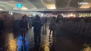 Se suspende el concierto de Myke Towers en València por la lluvia