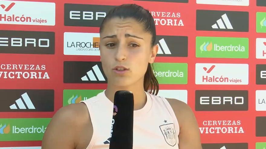 Jana Fernández: "Jugar contra Alemania es una motivación extra"