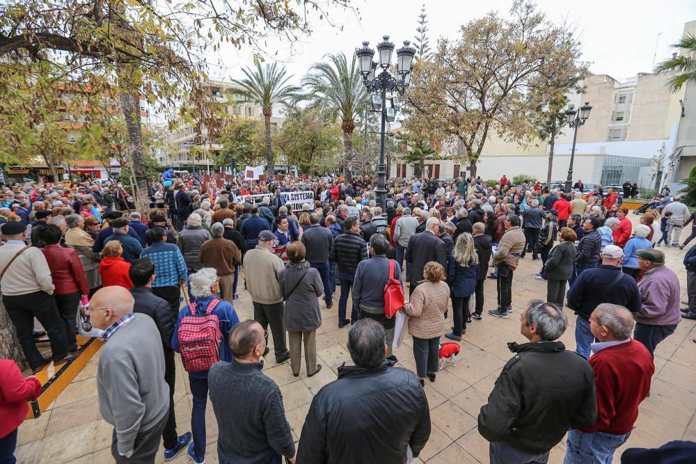 Manifestación en defensa de las pensiones públicas