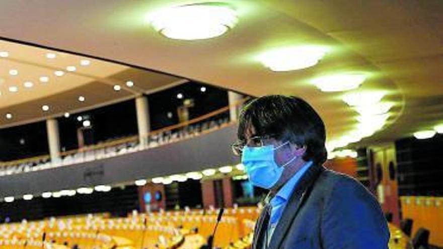 Puigdemont, ahir al Parlament Europeu
