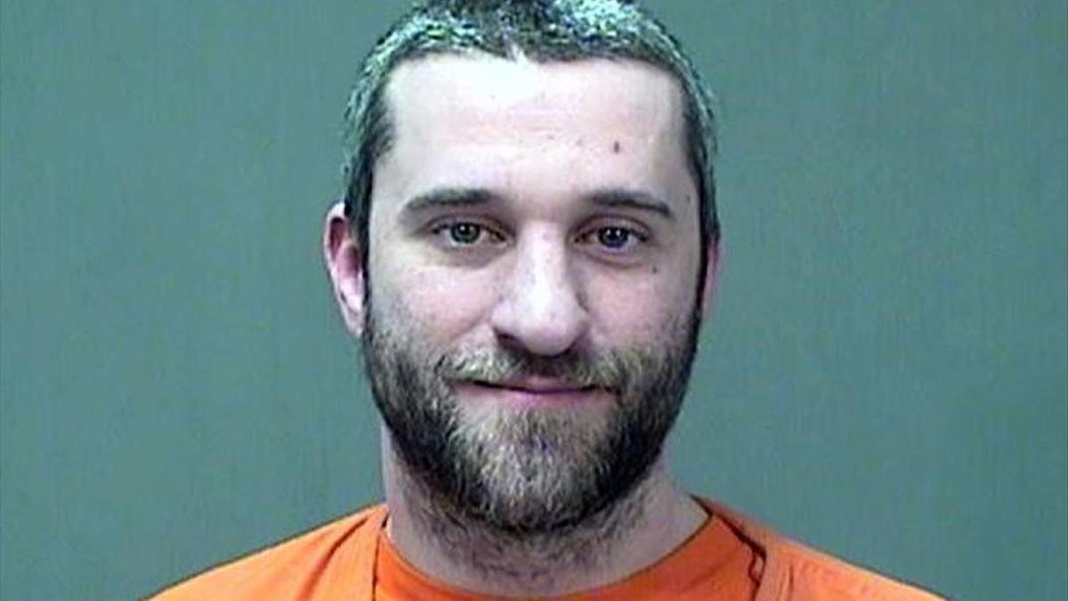 Dustin Diamond, preso, en diciembre del 2014.