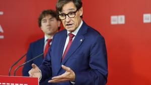 Salvador Illa acusa el Govern d’«intransigència» amb els Pressupostos