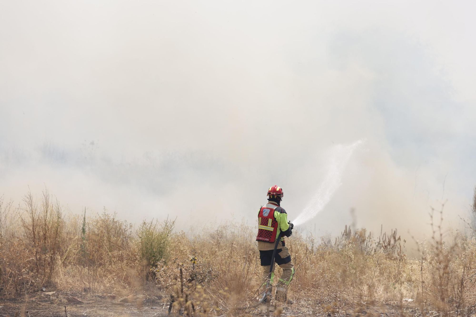 El Incendio en el Cerro de los Pinos, en imágenes