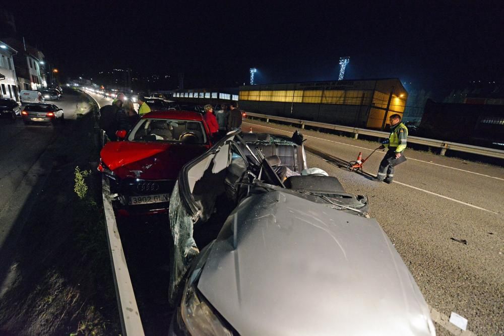 Accidente en el Corredor del Nalón