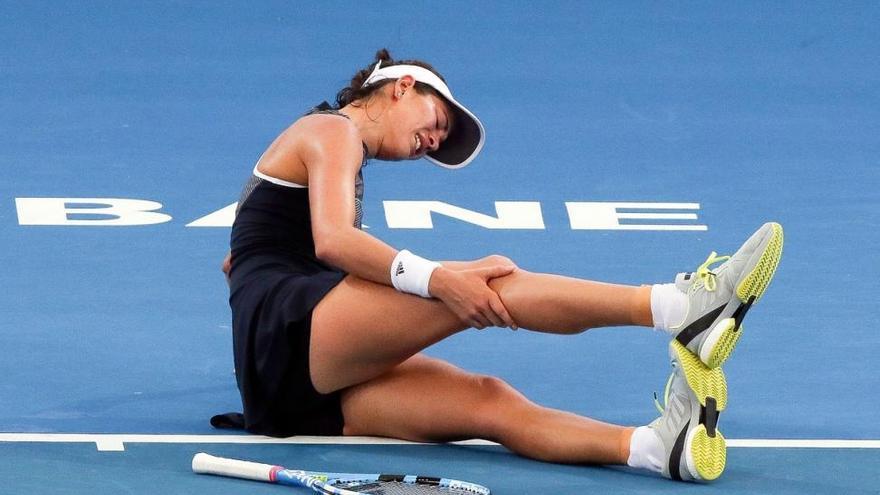 Muguruza denuncia el machismo en TVE y se lesiona en Australia