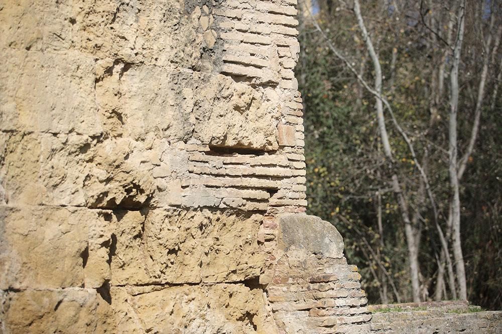 La Albolafia varada en el río