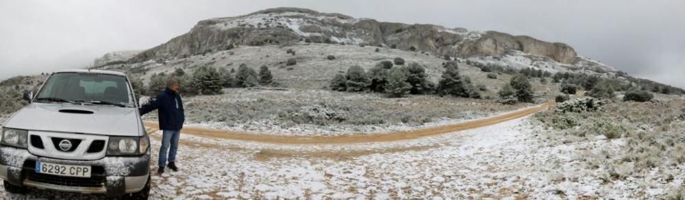 El interior de la provincia se tiñe de blanco