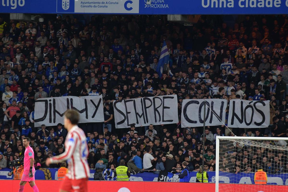 Magia blanquiazul en un Riazor pleno para el partido de octavos de Copa del Rey