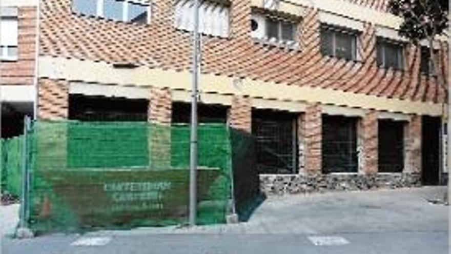 Un dels espais en obres a l&#039;estructura de l&#039;antic hospital.