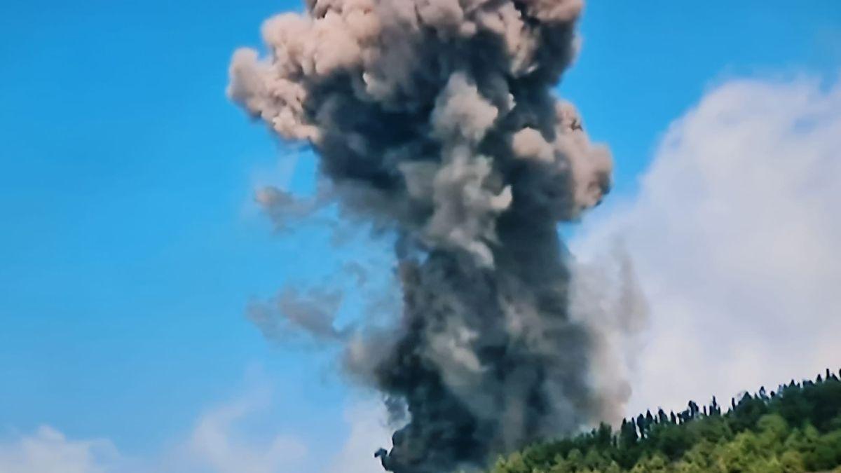 Erupción en La Palma.