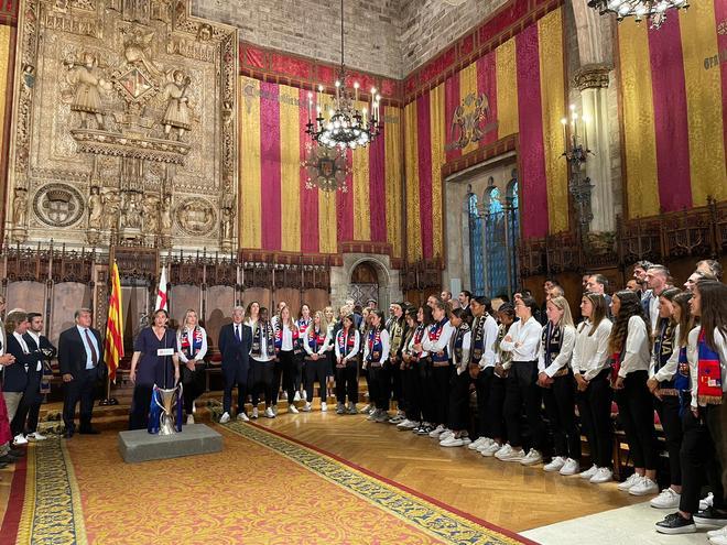 Las imágenes de la celebración de la segunda Champions del Barça en Barcelona