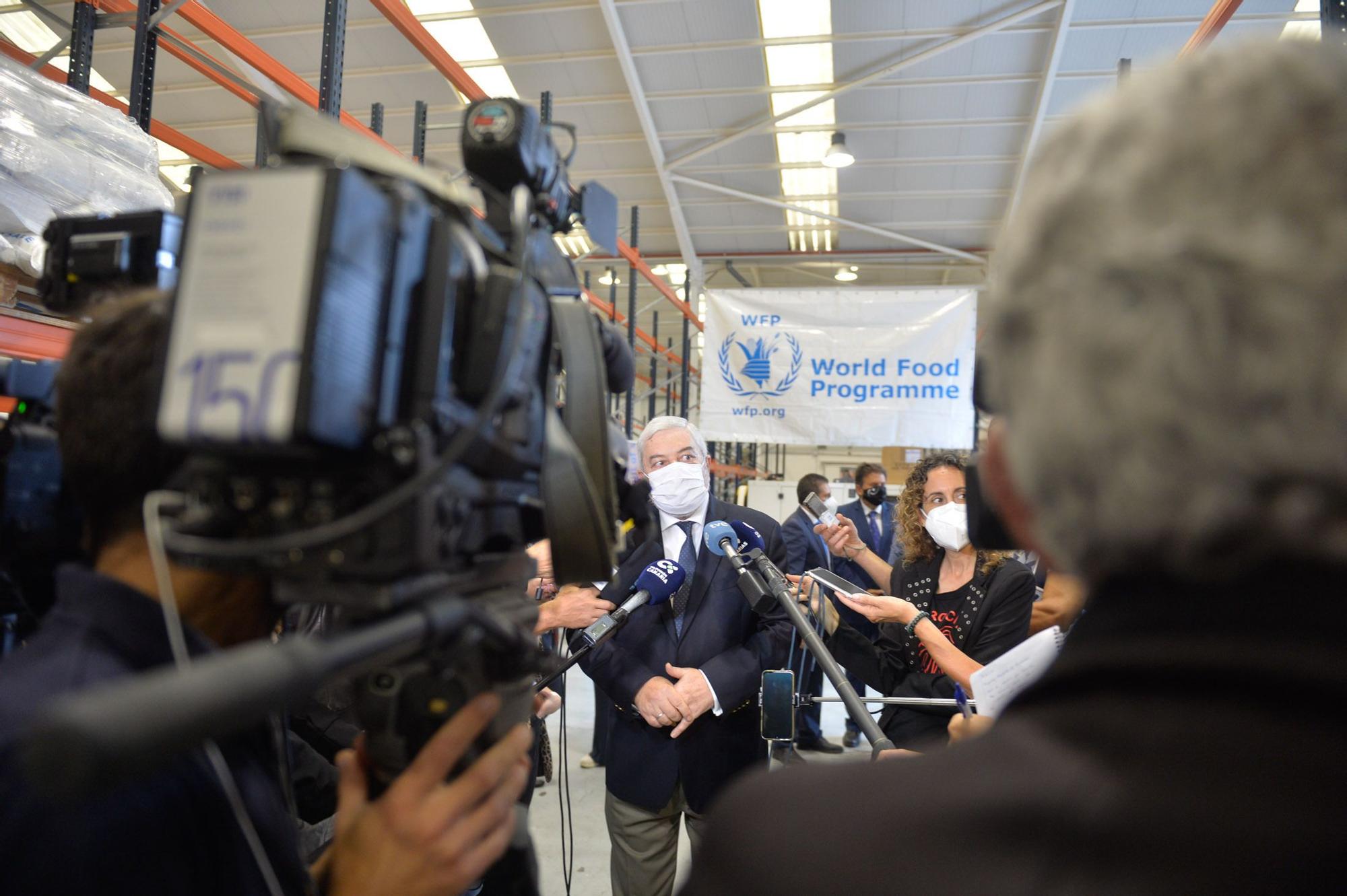 Visita a la base del Programa Mundial de Alimentos