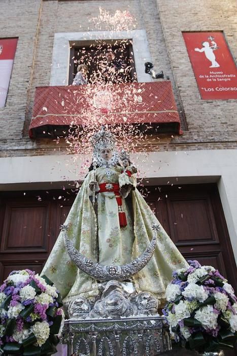 La Virgen de la Fuensanta vuelve a su santuario