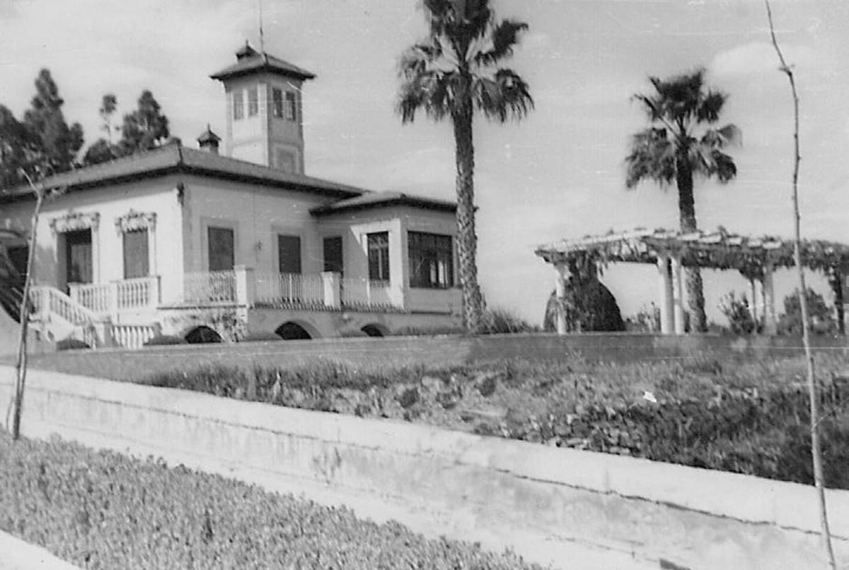 Una imagen de Villa Amparo en 1940.