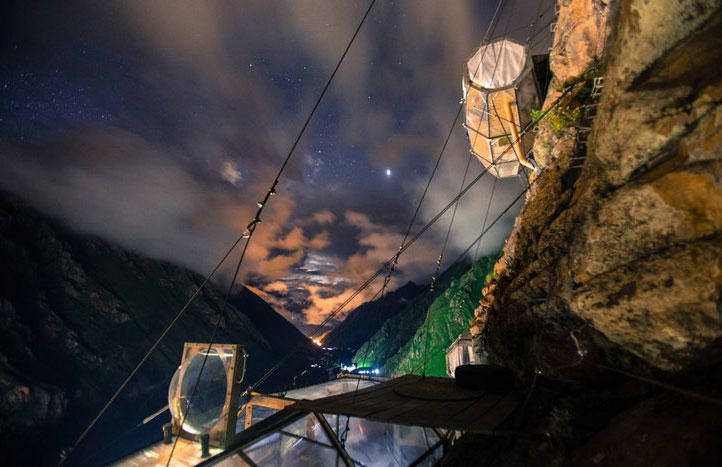 Skylodge, primer hotel colgante del mundo