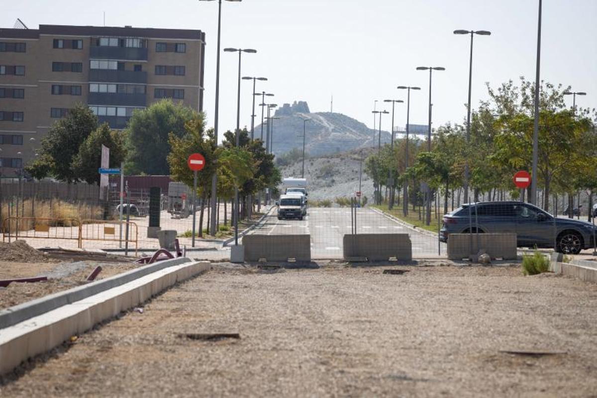 Prolongación del paseo de los Arqueros, que estará lista en enero de 2027.