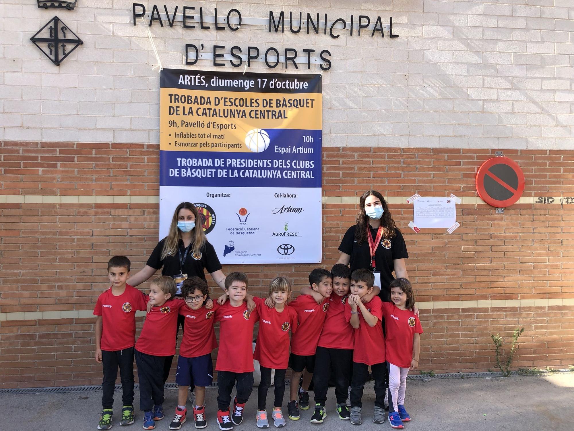 Trobada escolar de bàsquet a Artés