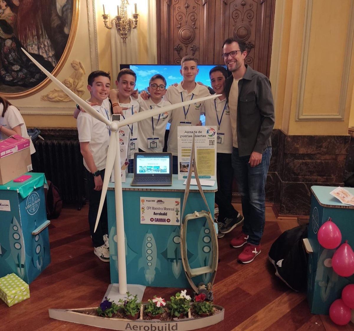 Los jóvenes riclanos han desarrollado un proyecto denominada ‘Aerobuild’.