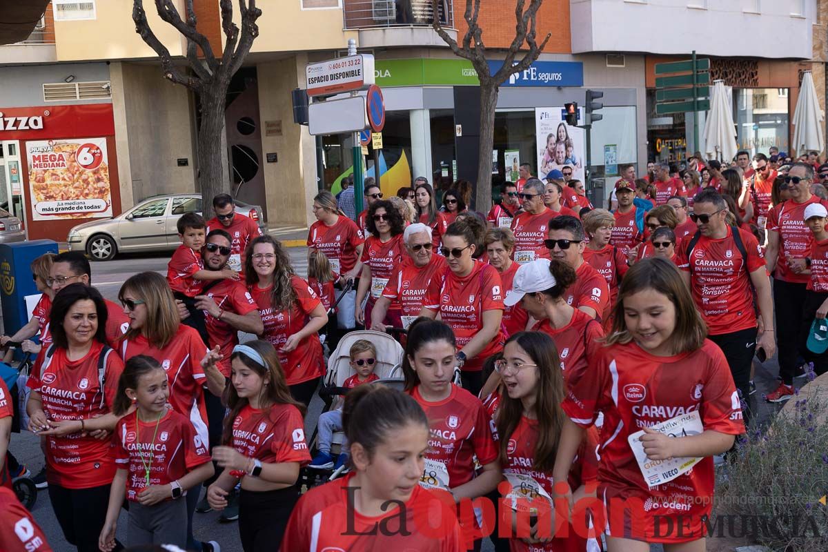 Marcha de la ONG Delwende en Caravaca
