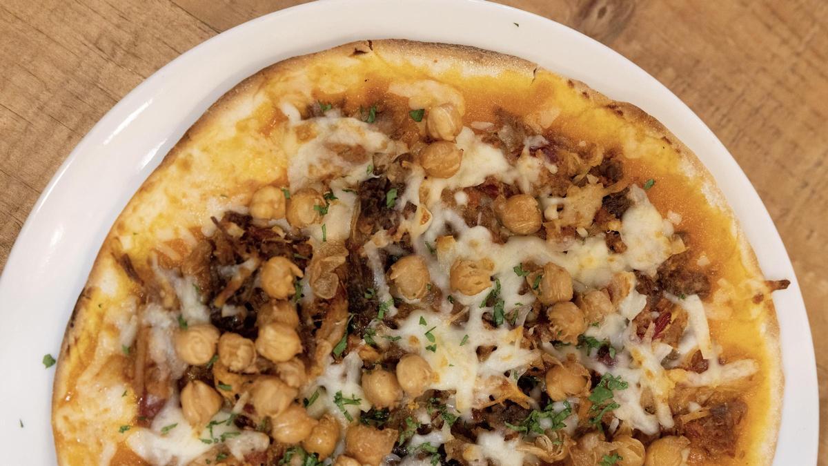 La pizza de ropa vieja de La Rayúa.