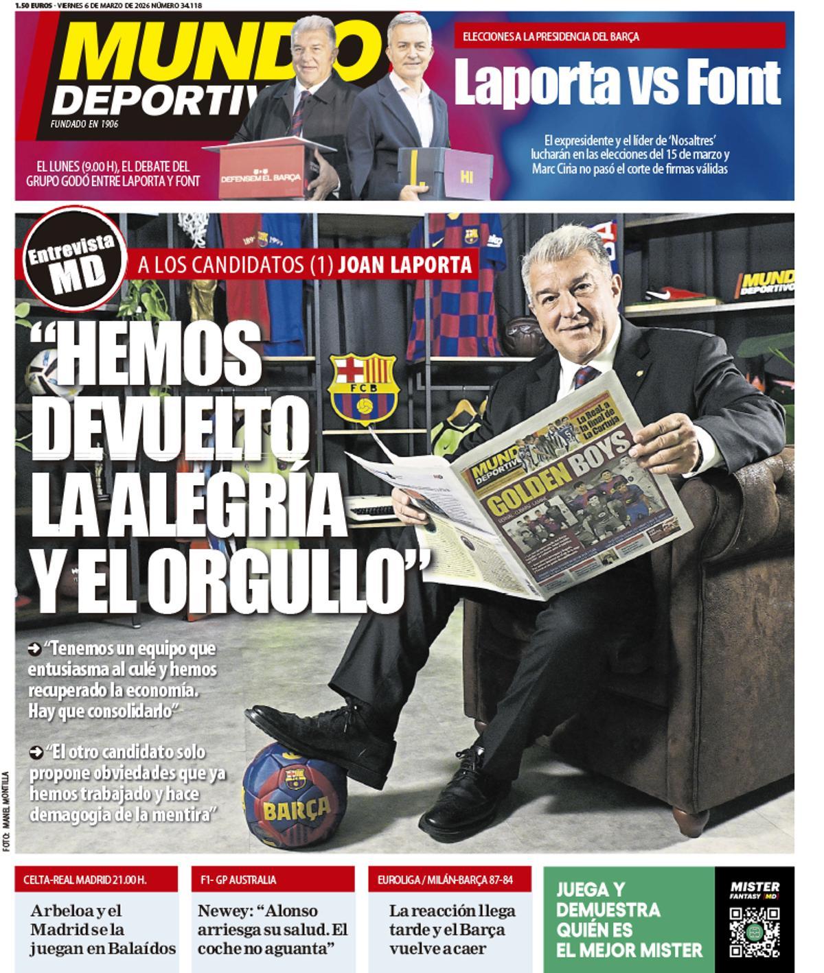 Estas son las portadas de la prensa deportiva Estas son las portadas de la prensa deportiva