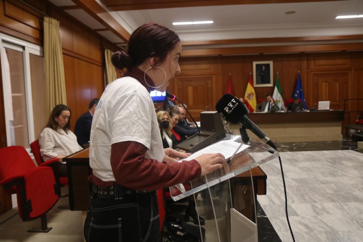 María González Alcaide, representante de la cooperativa Marea Integradora.