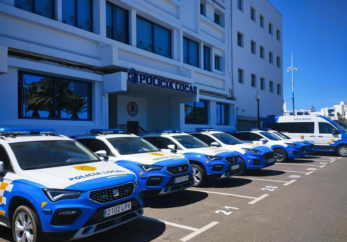 Sede la Policía Local de Arrecife, en la capital de Lanzarote.